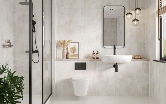 Tiles aren’t disappearing. They’ll still have a place.  Wall panelling is rapidly moving from specialist to mainstream bathroom specification.