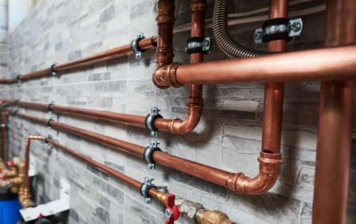 copper pipework
